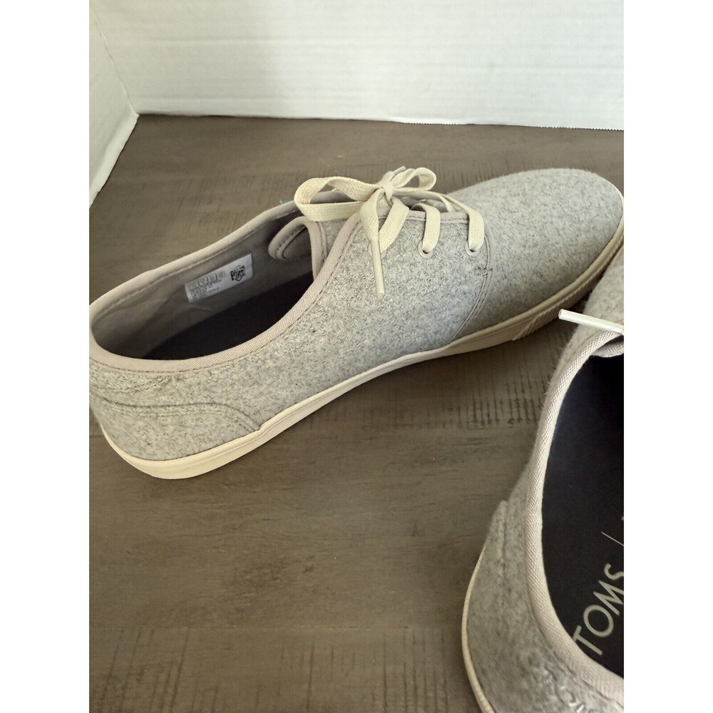 Toms Carlo Men's Grey Felt Sneaker US Size 10 - NWT - Picture 6 of 6